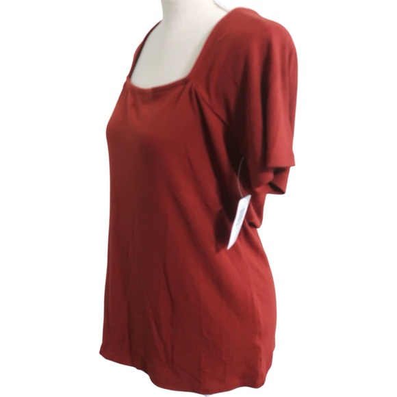 NWT Torrid Fitted Super Soft Rib Square Neck Top - Size: L (12) - Picture 5 of 8